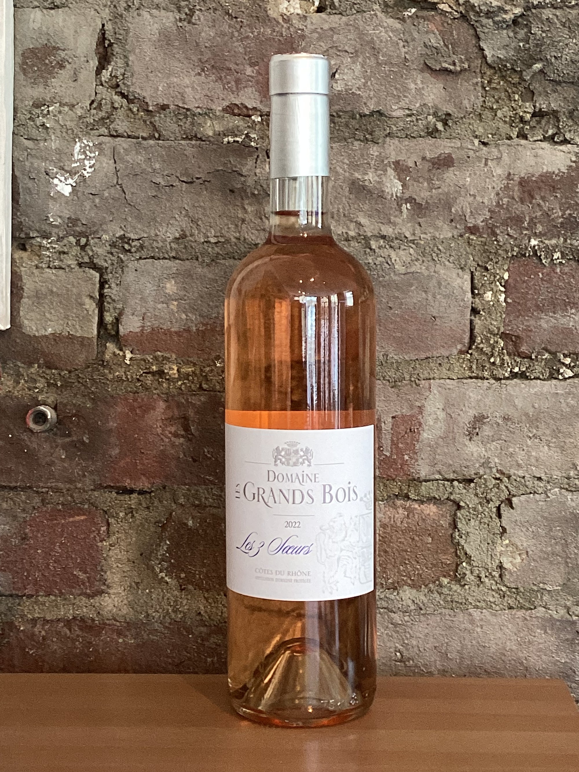 Domaine les Grands Bois, Les 3 Soeurs Rosé 2022 (Rhone Valley, France) 750ml