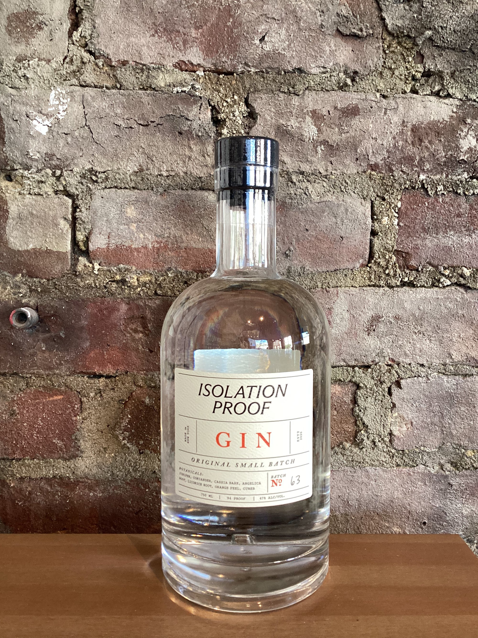 Isolation Proof, Original Gin (Bovina, New York) 750ml