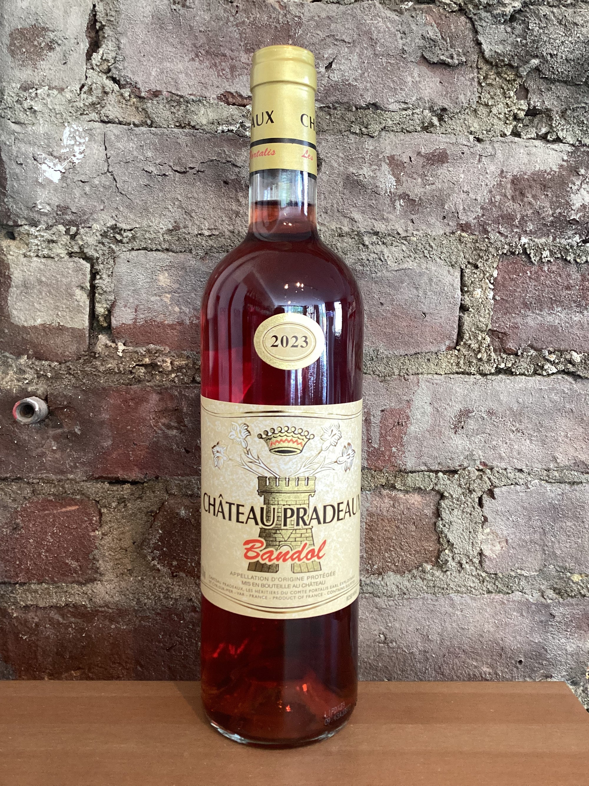 Château Pradeaux, Bandol Rosé 2023 (Provence, France) 750ml