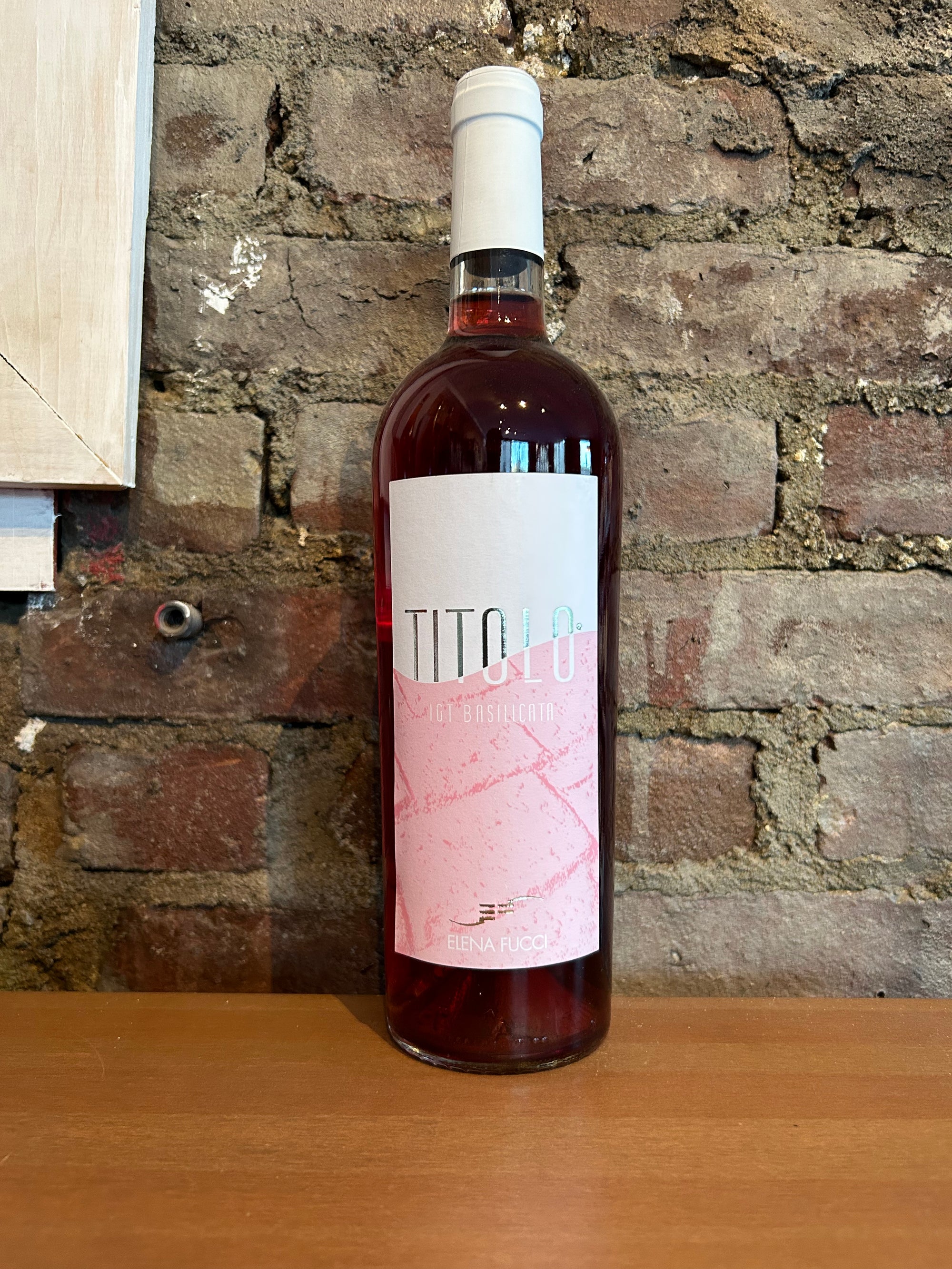 Elena Fucci, "Titolo" Rosato 2023 (Basilicata, Italy) 750ml