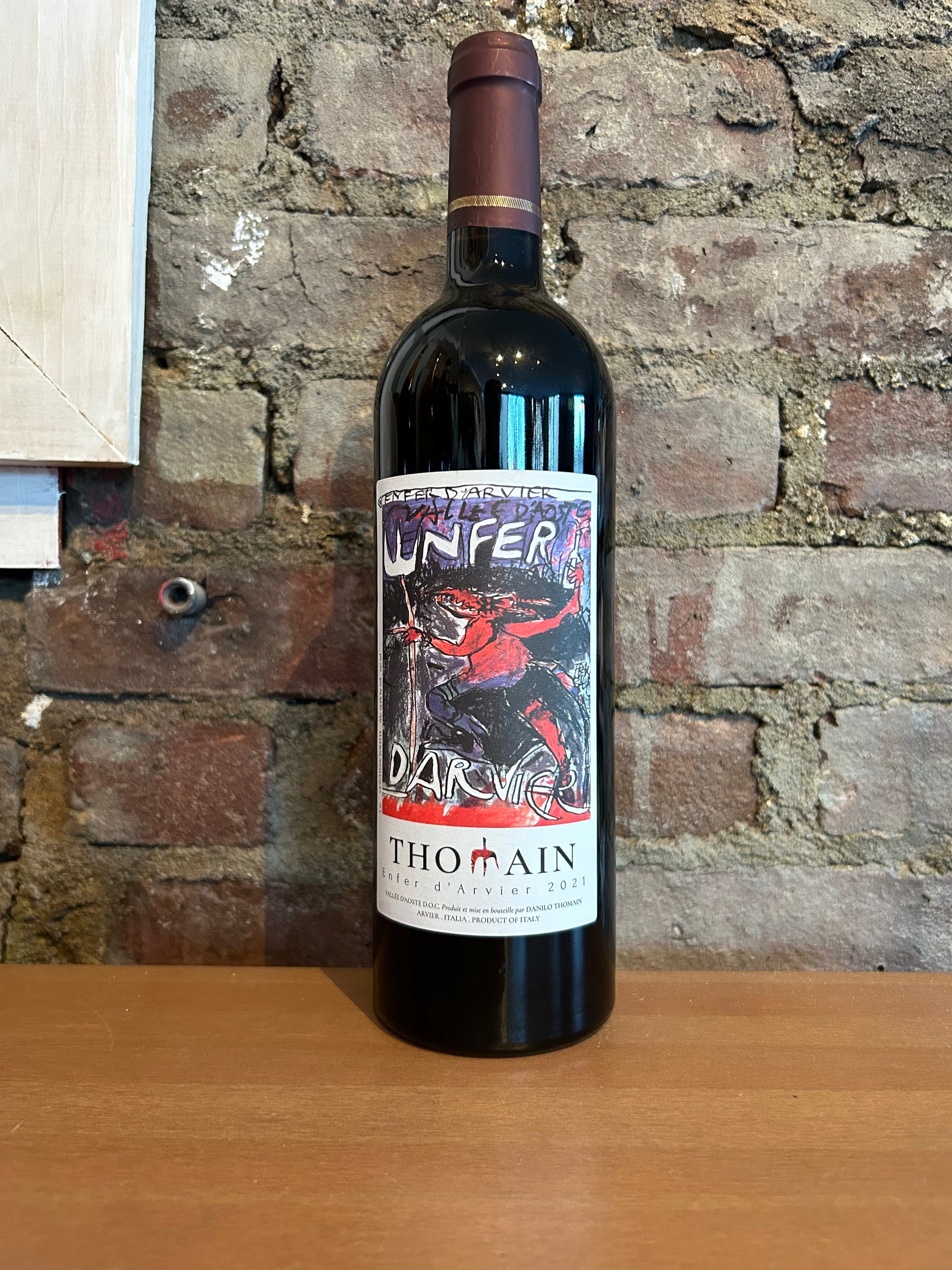 Danilo Thomain, Enfer d’Arvier Rosso 2021 (Vallee d’Aoste, Italy) 750ml